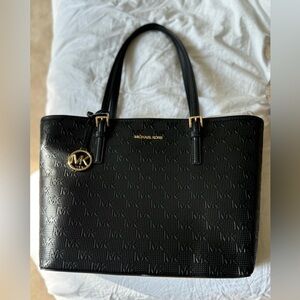 Brand New! Michael Kors Black Jet Set Tote